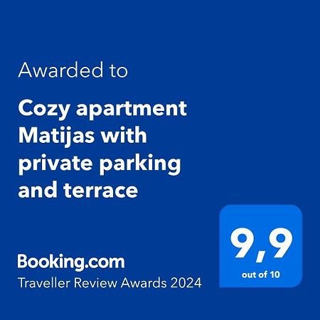 Cozy Apartment Matijas With Private Parking And Terrace スプリト エクステリア 写真