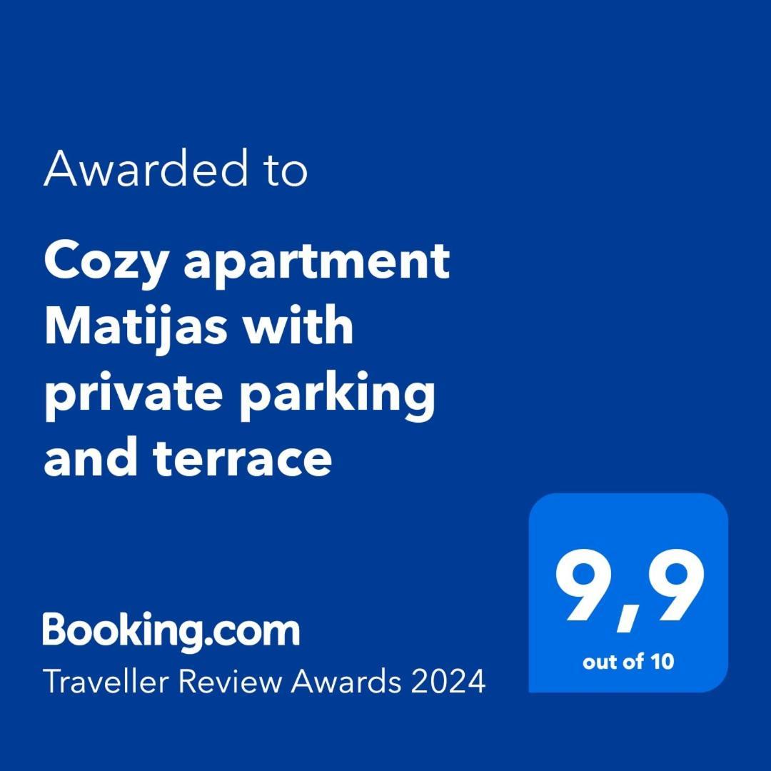 Cozy Apartment Matijas With Private Parking And Terrace スプリト エクステリア 写真